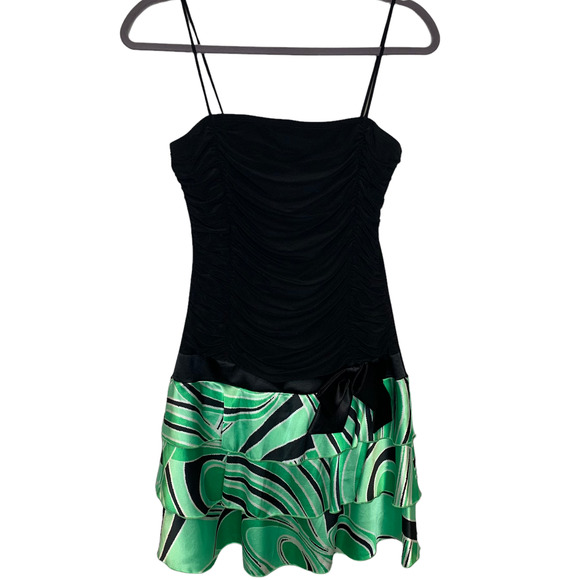 Vintage Y2K Ruched Dress - Picture 1 of 6